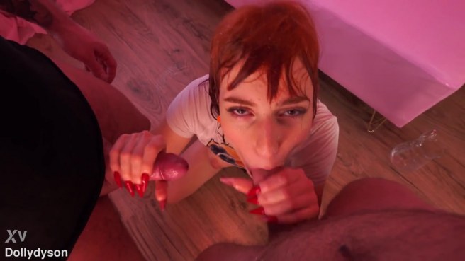 После грубого секса очень важно наглотаться вкусной спермы #9